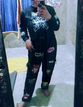 Product Review of ONE SET DESPONDENCY SWEATER CROP+ CARGO BLAST WANITA SET TERBARU Crop Top Lengan Tangan Panjang Motif Sablon Keren Stylish Modern Celana Setelan Cewek Bahan Flecee Linen Topi from a**y 0