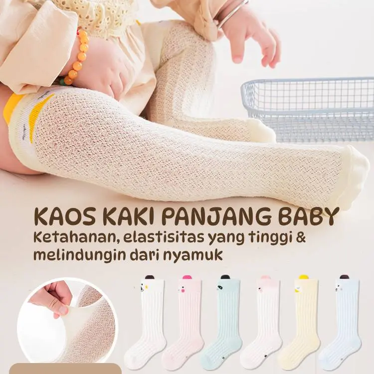 [9.9 SALE] MyLittleBaby [0-3 tahun] - KKA005 - Kaos Kaki Anak / Kaos Kaki Bayi Panjang  Lucu / Kaos Kaki Baby lucu / Kaos Kaki Bayi Perempuan / Baby Socks / Cute Baby Socks