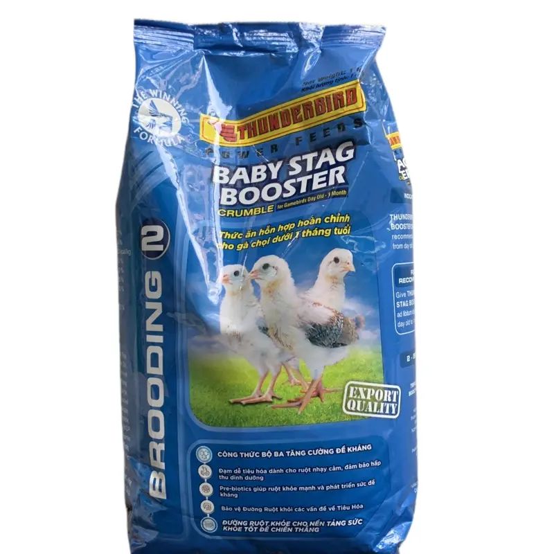Thức ăn cho gà con hàng nhập giúp gà con mau lớn khỏe mạnh dạng túi 1 kg 3