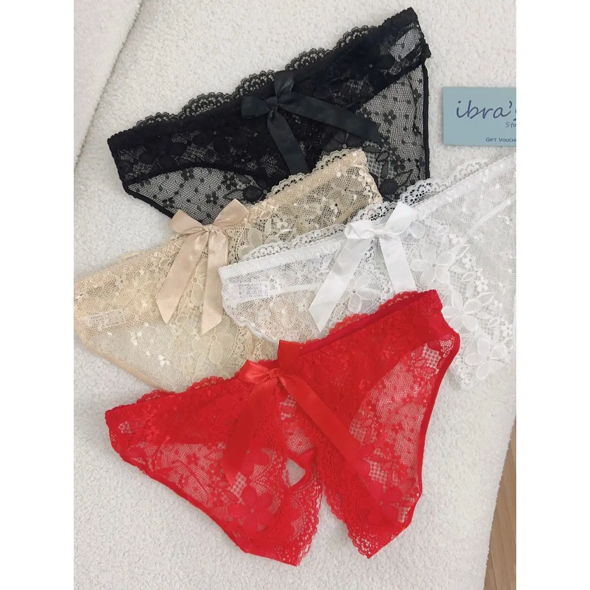 Quần Lót Sexy Ren Nữ iBRA's Xẻ Đáy, Đồ Lót Gợi Cảm Lưới Mỏng Xuyên Thấu i71 REN