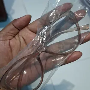 Kacamata Cat Eye Anti Radiasi untuk Wanita dan Pria Bingkai Plastik Vintage Lensa UV PC Perlindungan Optimal Gaya Korea Retro COD Glasses