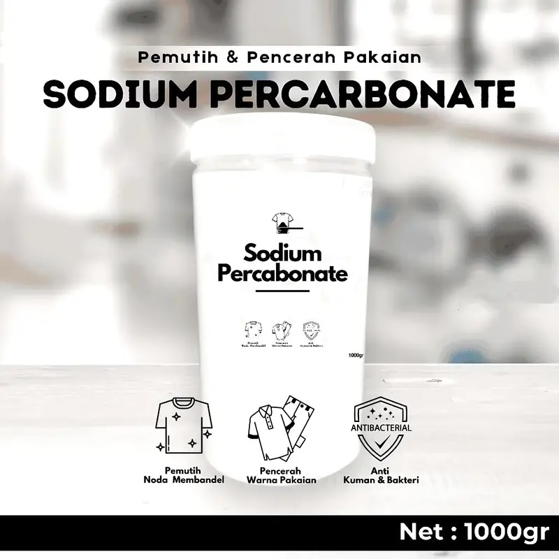 SODIUM PERCARBONATE 1KG / bukuk pembersih / pembersih pakaian / pembersih noda / pencerah warna 0