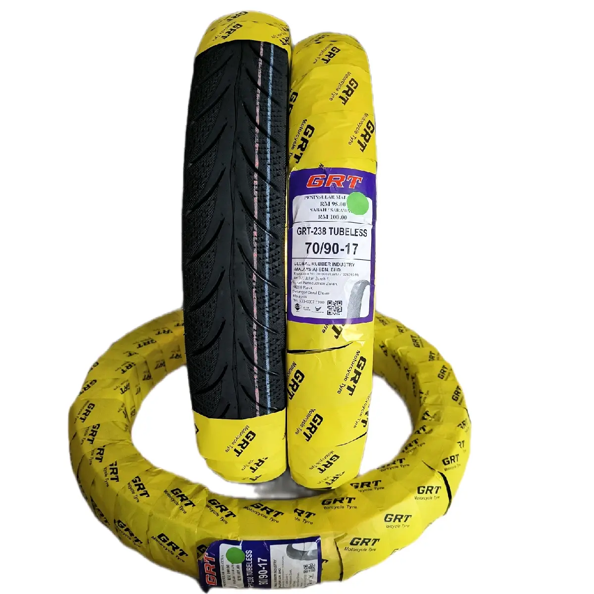 GRT 238 TAYAR TUBELESS BUNGA MAXXIS SIZE AVAILABLE 70/90-17, 80/90-17, 90/80-17, 120/70-17, 70/90-14, 80/90-14, 9080-14