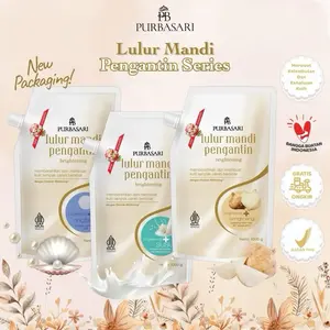 PURBASARI Lulur Mandi Pengantin Brightening 500g (dikirim random)