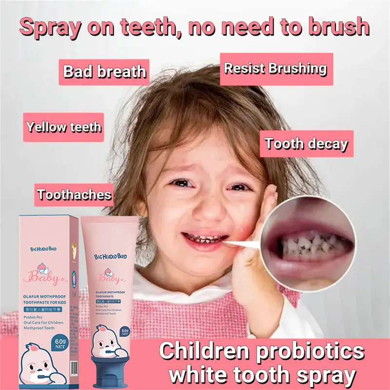 pasta gigi anak Mencegah kerusakan gigi Cocok untuk anak usia 1-12 tahun pasta gigi pemutih anak flouride kids toothpaste toothpaste baby Vitamin gigi anak mencegah gigi berlubang /pembersih gigi /pembersih 1