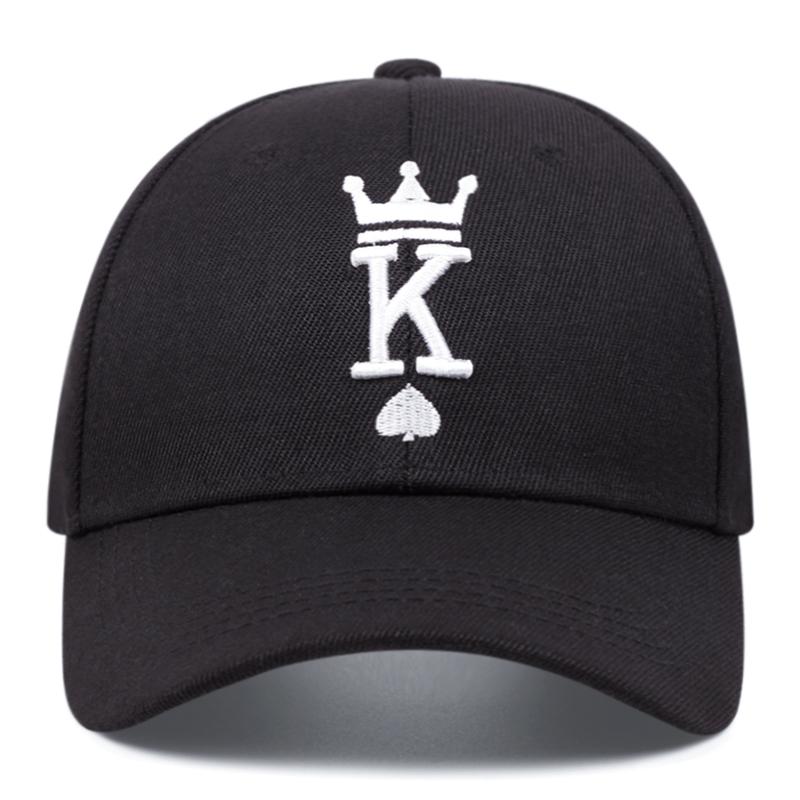 Crown K letter embroidery Baseball cap for men high quality outdoors sport sun visor Hat for women cotton Hip Hop vintage cap 2