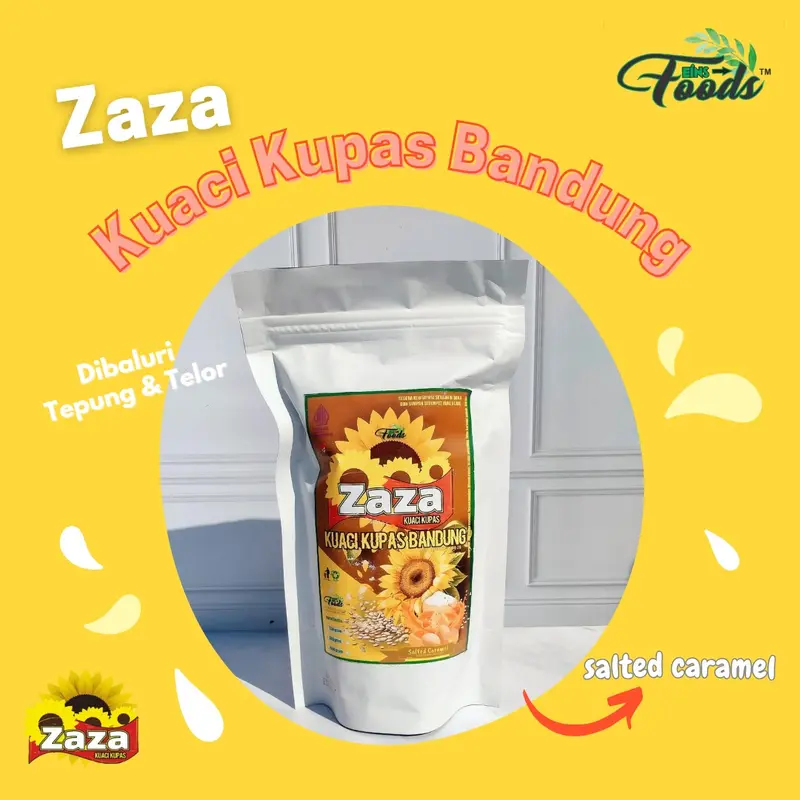 Zaza kuaci kupas Bandung 200g Food Camilan Gandum roasted 12 bulan biji-bijian 2