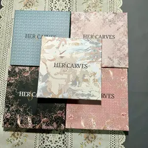 Her Scarves Box Pita Hijab Motif Box Hijab Segiempat Motif