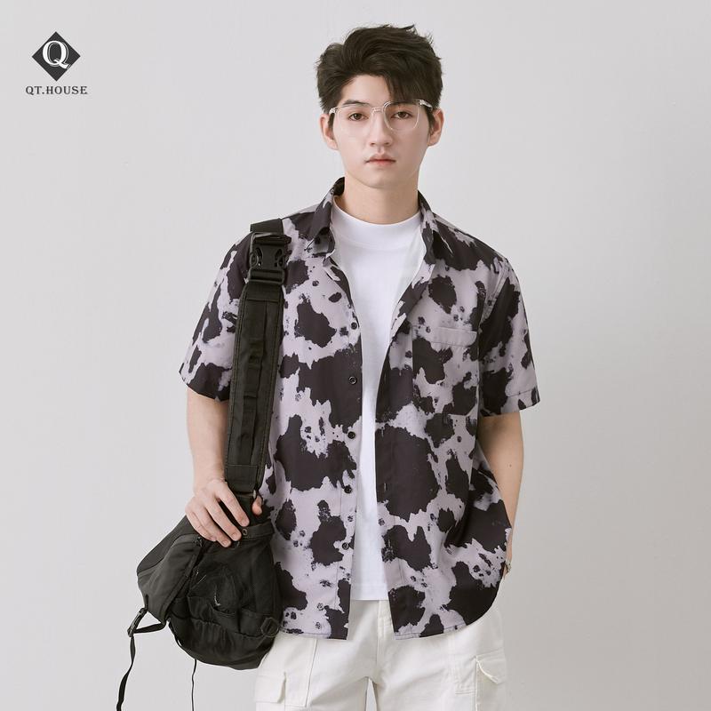 [Xả kho] Áo Sơ Mi Nam Ngắn Tay Họa Tiết Đi Biển Form Ragular Fit Cộc Tay SMN01 Menswear Nam