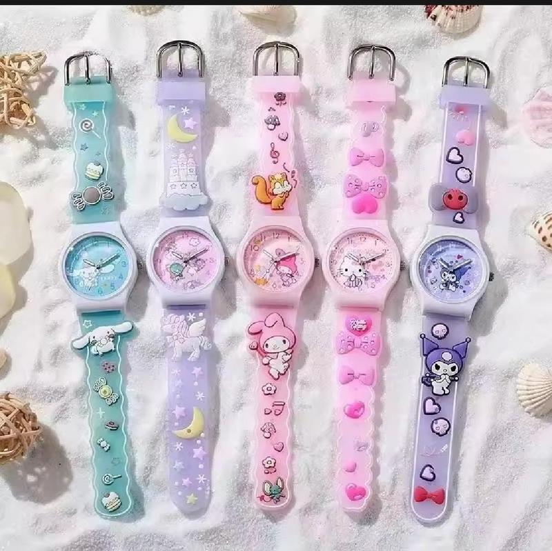 Product Introduction of Jam Tangan Anak Lucu Gelang Cinamorol Jam Tangan Karakter 3D Hello Kitty Kuromi Melody Mainan Anak 32