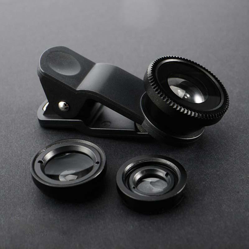 Bộ ống kính gắn clip 3 trong 1 cho điện thoại, ống kính góc rộng 0,67x, ống kính mắt cá, ống kính macro, phù hợp với tất cả các loại smartphone, phụ kiện ống kính di động, nâng cấp camera điện thoại