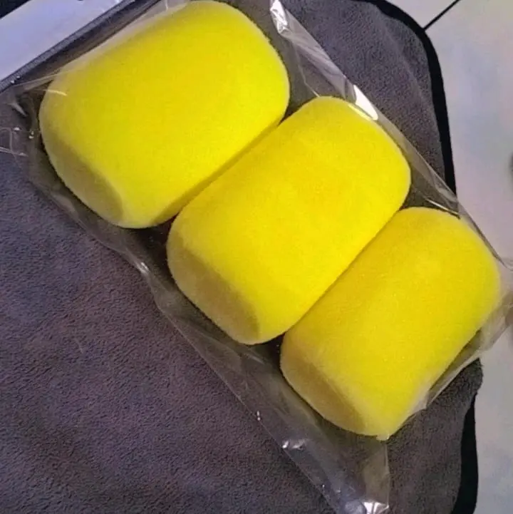 spons mandi ayam isi 3 tidak mudah kempes warna kuning