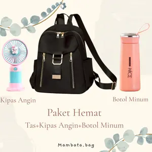 Tas Ransel Wanita Multifungsi Fashion Backpack Korea Anti Air Tas Sekolah Untuk Cewe