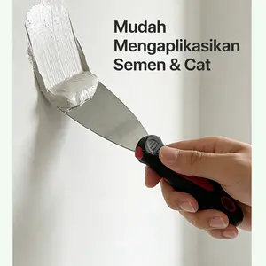 CAB Kapi Besi Gagang Karet Carbon Steel Scrapper 2"-4" Paint Remover PVC Stainless Steel Tahan Lama & Aman scraper
