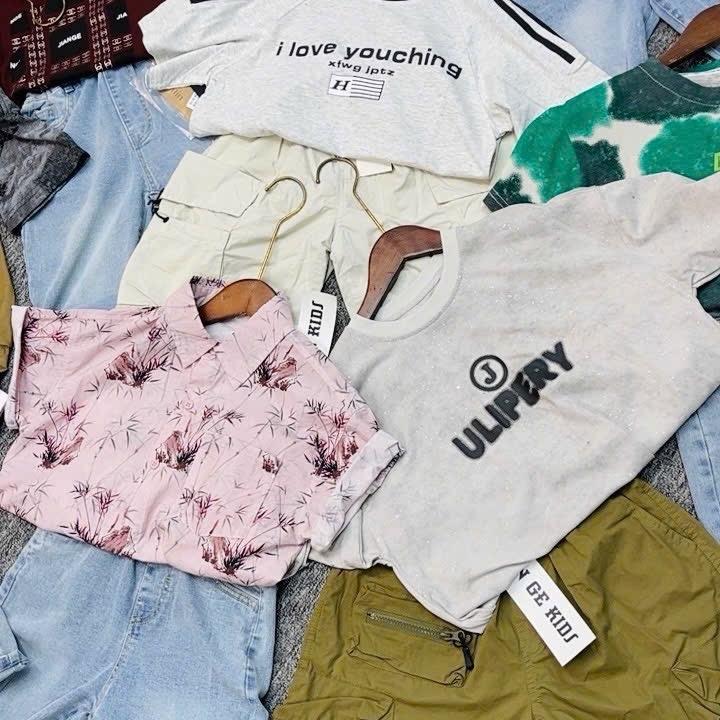 [Mã E] tổng hợp các mẫu quần áo bé trai quảng châu sale sập sàn