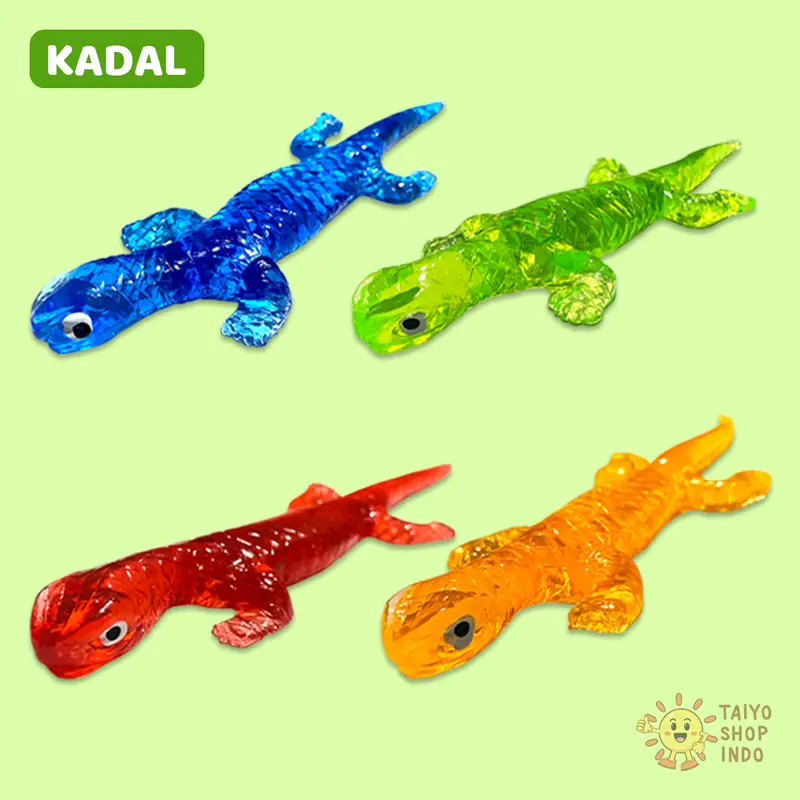 TAIYO Mainan Anak Splat Sticky Toys Animal Hewan Tempel Jelly Wall Tembok Dinding 5