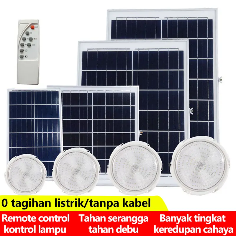 ceiling lamp Dengan lampu tenaga surya otomatis solar light Indoor ceiling lamp Modern