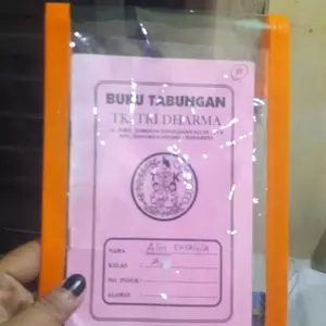 Sampul buku tabungan POLOS/sampul mika tebal Stationery Paper