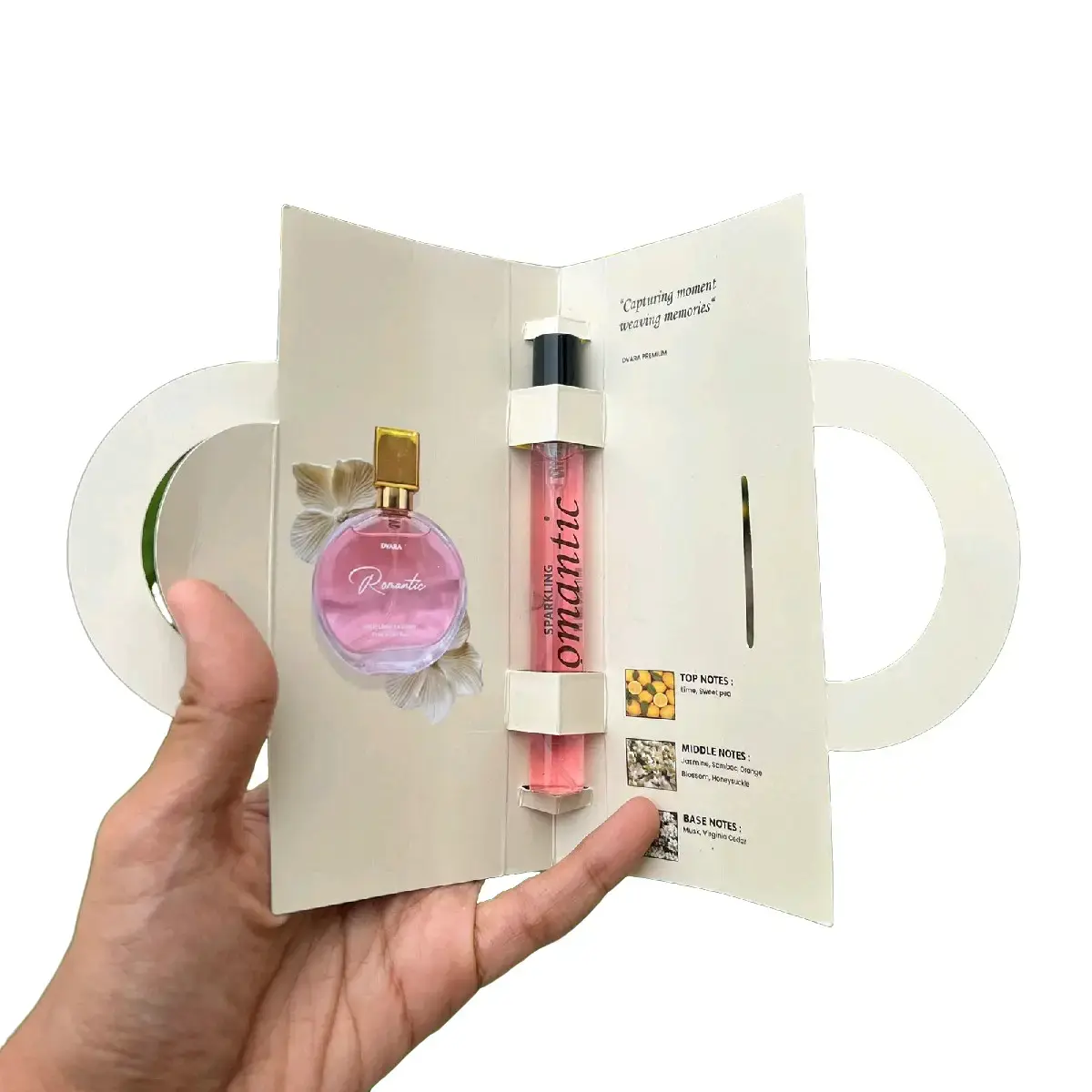 (OFFICIAL)DVARA PARFUM TRAVEL SIZE PAPER SHEET LONG LANSTING SPARKLING SERIES