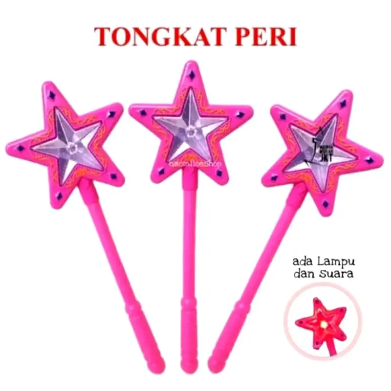 Mainan Tongkat Magic Wand Tongkat Peri Ajaib Lampu