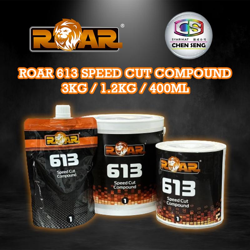 ROAR 613 SPEED CUT COMPOUND 3KG/1.2KG/400ML SCS - TikTok Shop Malaysia