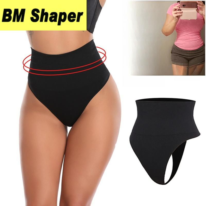 Đồ Định Hình Cơ Thể, Cạp Cao, Dành Cho Nữ, Bó Eo, Màu Đen Khỏa Thân, Quần Lót T-Back, Giúp Bó Sát Bụng, Kiểu Quần Định Hình Women 0