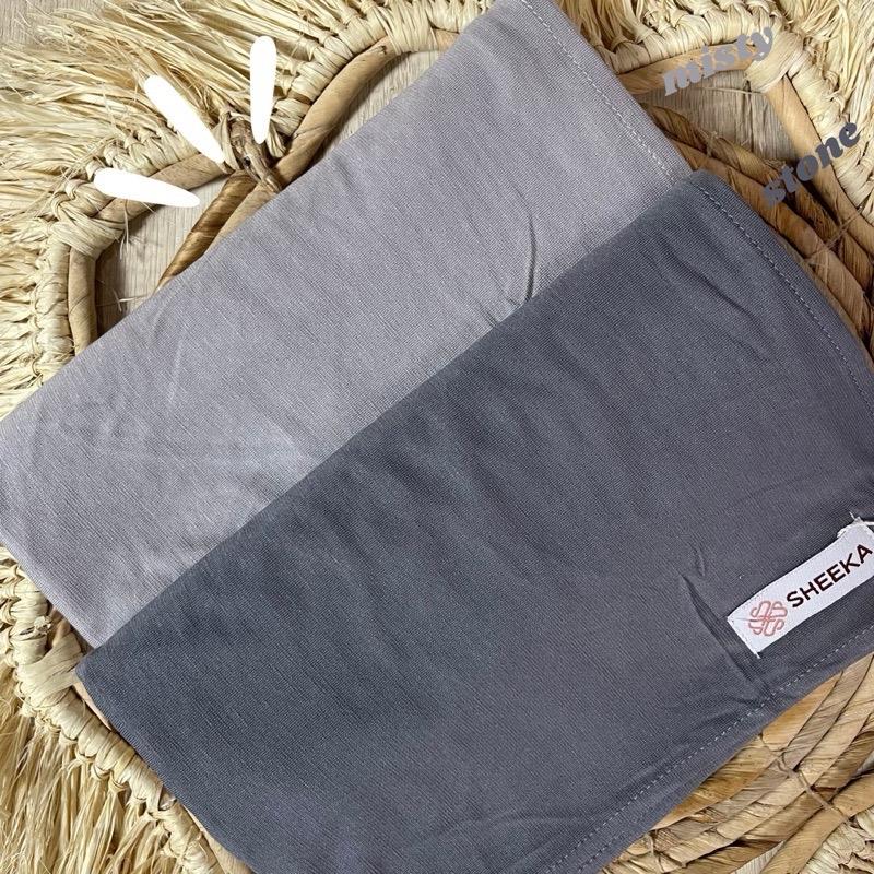 SHEEKA - PASHMINA ALIYA KAOS RAYON PREMIUM AIRFLOW Muslim Jilbab Panjang 6
