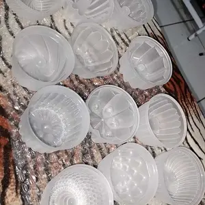 ( 12PCS ) Cetakan Puding Mini Bavaya Twist Bubble Lextra Classic / Cetakan Ager / Bolukukus / Putu Ayu plastik