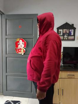 Product Review of Jaket Jumbo Pria Wanita Big Size Cowok Cewek Oversize XL XXL XXXL XXXXL XXXXXL Ld 120 130 140 Hoodie Zipper Polos Distro Tebal Murah Premium Terbaru from w**a 3