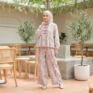 SNBM - Setelan Wanita Alsava Katun Motif - Setelan Wanita
