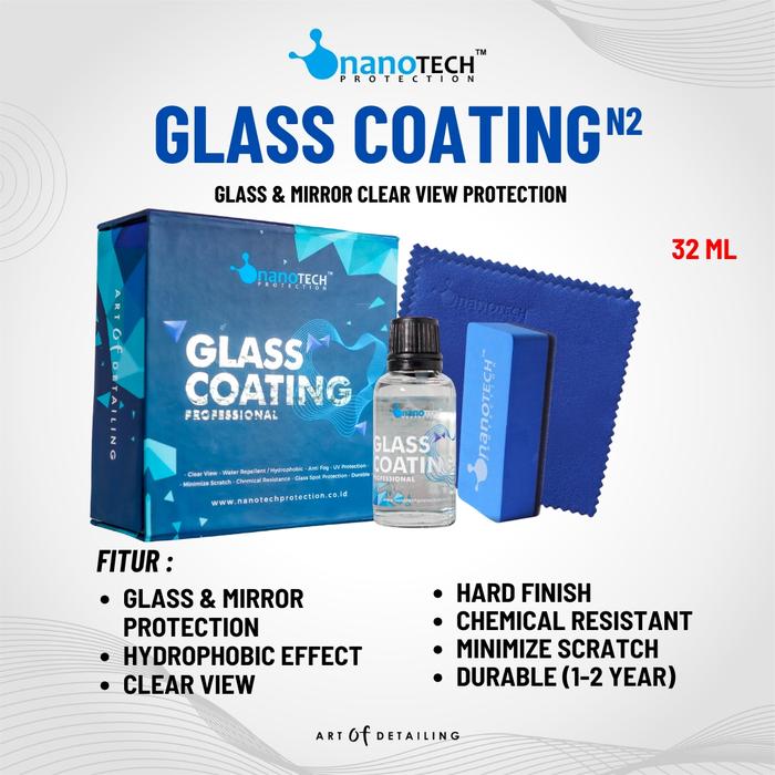 Gambar GLASS COATING SERIES - nanoTECH PROTECTION - COATING KACA ANTI AIR & JAMUR (+2MFB) dari nanoTECH PROTECTION Kab. Sukoharjo Tokopedia