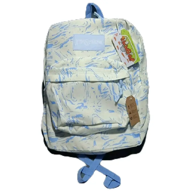 JanSport Motif Art Blue full js full embos (ada hologram js+