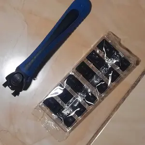 RTL Pisau Cukur Manual Set 6pcs Pisau dua lapis pisau Alat cukur janggut Tajam