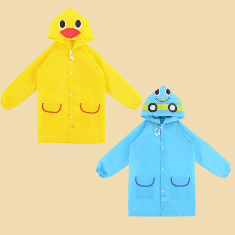 Jas Hujan Anak Tanpa Bawahan (ponco) dengan Karakter Lucu 2
