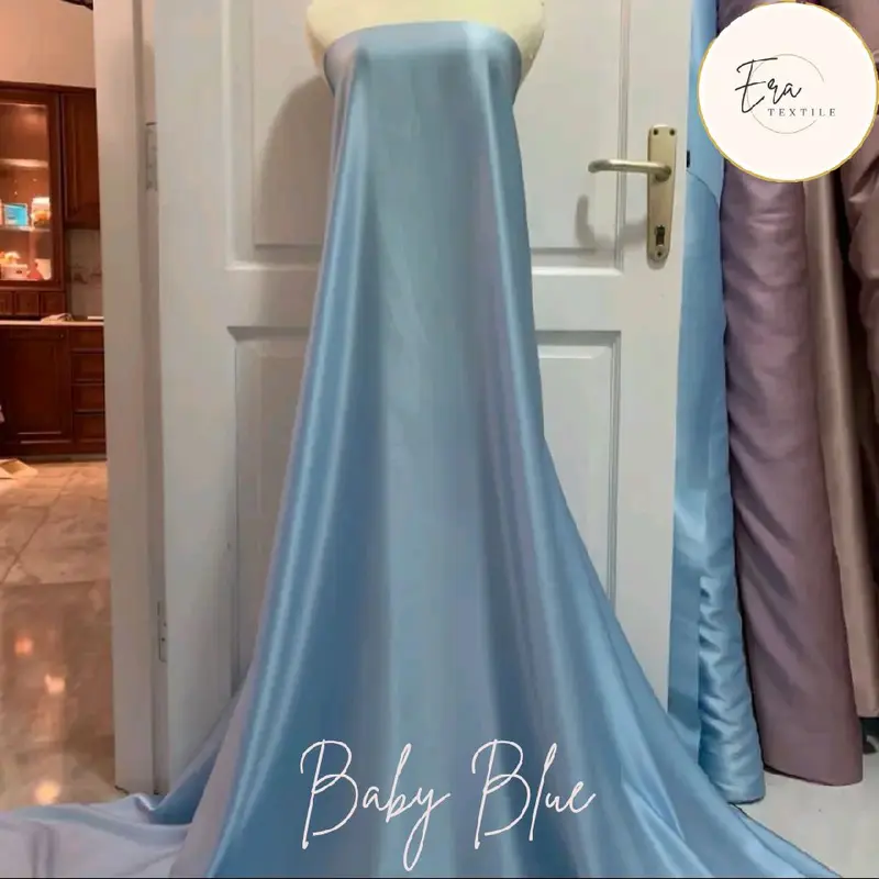 Kain Satin Maxmara Luxury Premium, Bahan Dress Bridesmaid Kebaya, Kain Bahan Silk Maxmara Tebal Meteran, Sateen Maxmara Silk Polos, Kain Furing Puring Kebaya Dress, Kain Polosan Murah 1