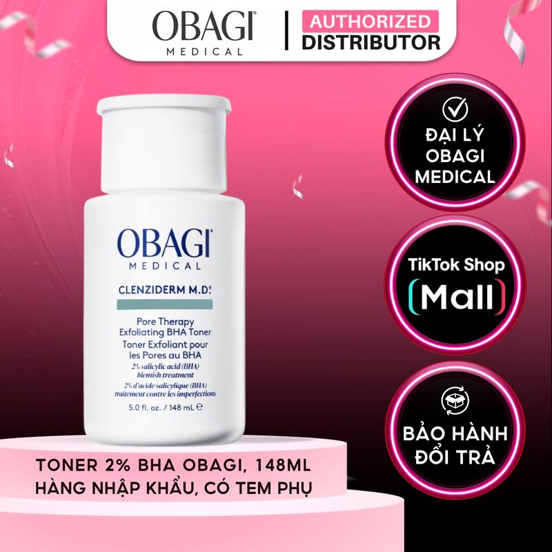 Dung Dịch Làm Sạch Da Giảm Mụn BHA Toner Obagi Clenziderm M.D. Exfoliating 148ml Hàng Công Ty