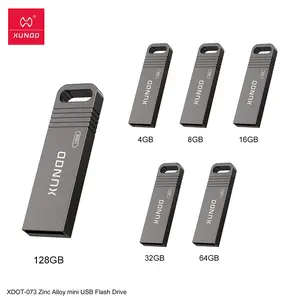 XUNDD Flashdisk USB 2.0 4GB 8GB 16GB 32GB 64GB 128GB Flask Disk Metal Flash Drive High speed U Disk