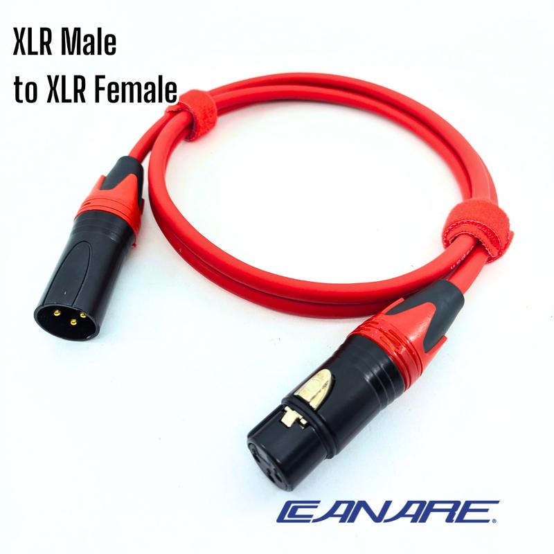 Kabel Audio Mic Mikrofon XLR Male to XLR Female 3 Pin Gold - Kabel Canare Berkwalitas 2