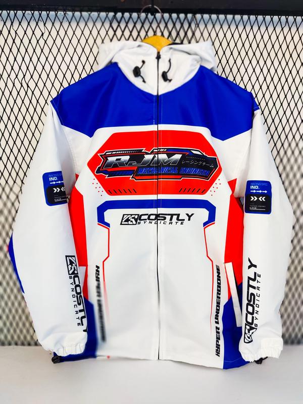 Jaket Racing Custom Baju Jaket Racing Parasut Edit Nama & Nomor Bahan ...
