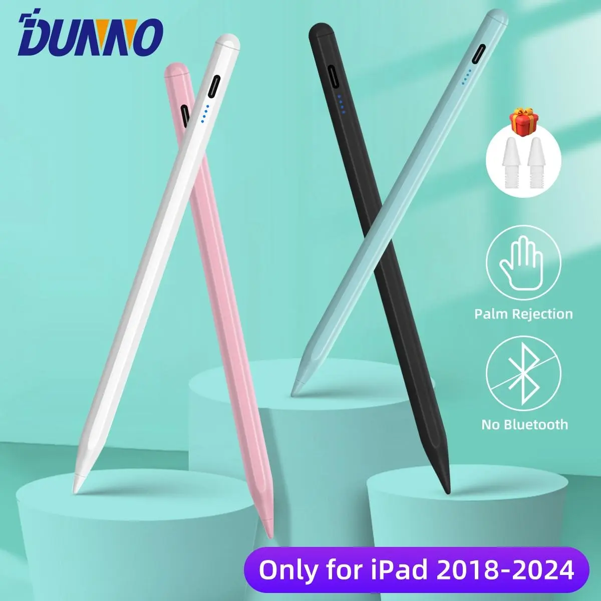 Compatible with Apple Pencil Palm Rejection Power Display Ipad Pencil  Pen For iPad Accessories 2022 2021 2020 2019 2018 Pro Air Mini  Tablet Stylus No Bluetooth Multicolor  affinity 150 pen ipad gen 10  pencil ipad 10th gen touch pen apple pencil usb‐c