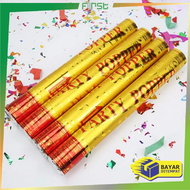 [COD] FH C785 Confetti Party Semburan Kertas Warna Warni Wedding dan Ulang Tahun Import 3