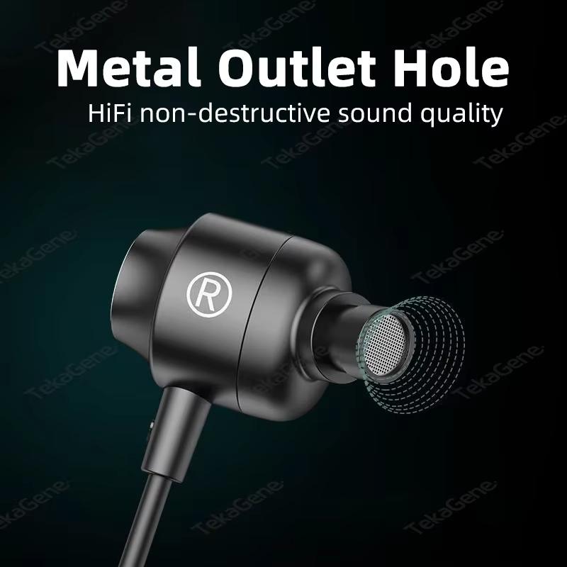 Tai Nghe Chơi Game Có Dây Hút Từ Tính, HiFi, Âm Thanh Nổi Âm Trầm HiFi, Tai Nghe Nhạc 3.5Mm Loại C, Dành Cho Điện Thoại Và Máy Tính, Tai Nghe Mic type c gaming 3