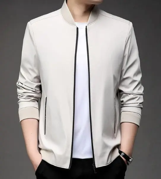 Jaket Bomber Waterproof Pria Wanita Terbaru Tebal Casual Blazer