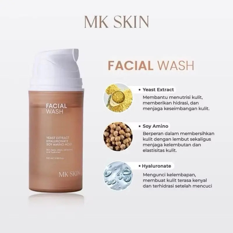 MK SKIN II [READY] FACIAL WASH BY MK SKIN ORI PREMIUM II DOKTIF APPROVED 2