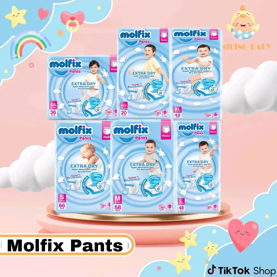 Molfix Pants Extra Dry S/M/L/XL/XXL/XXXL