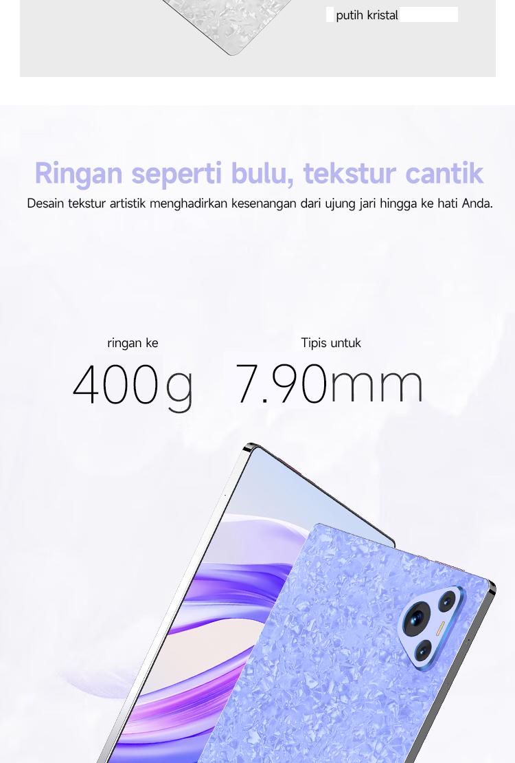 (55) 5G Tablet M66 Pro Snapdragon 888 10.8'inci [16GB+1TB] | Pengalaman Pro Layaknya PC | 120Hz OLED Real Color FullView Display | Ultra-tipi| COD Bluetooth Layar tablet .tab murah