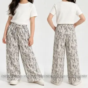 celana kulot everyday motif abstrak celana panjang anak perempuan