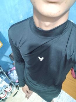 Product Review of Valmar Baselayer manset BASIC pria olahraga Compression wear elastic sport man material spandex / mangset football running gym fitnes sepeda badminton from 1** 2