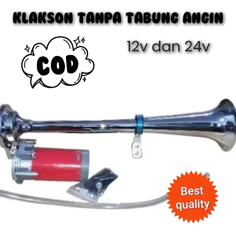KLAKSON CORONG TANPA ANGIN Model Putus putus 0