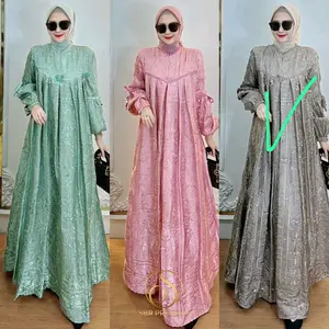 Gamis abaya aina bordir  simer import